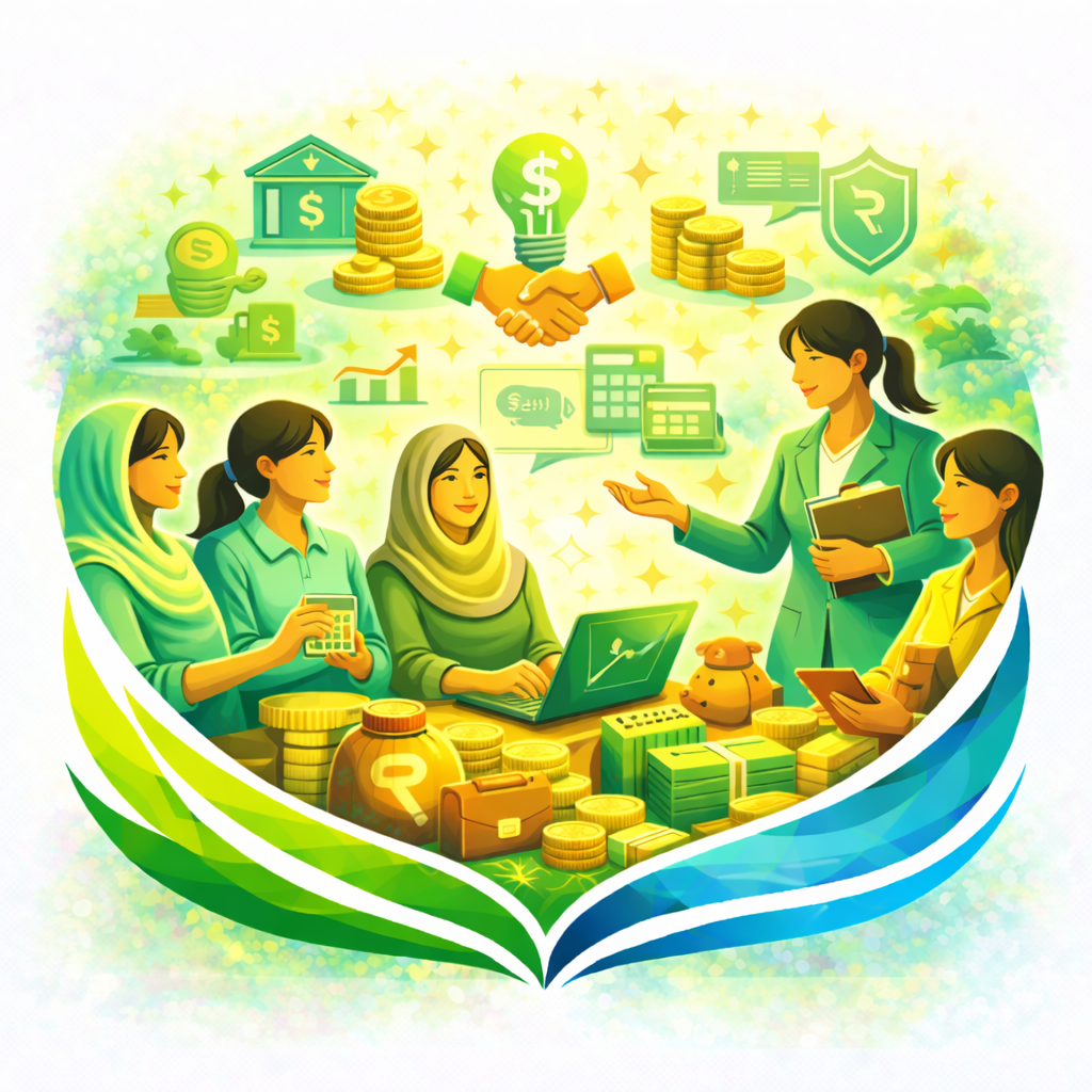 Women leaders engaged in Women Entrepreneurship Financial Support support activities.